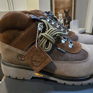 Timberland Goretex Waterproof Outdoor Field Boots Dark brown Nubuck MENS SIZE 10